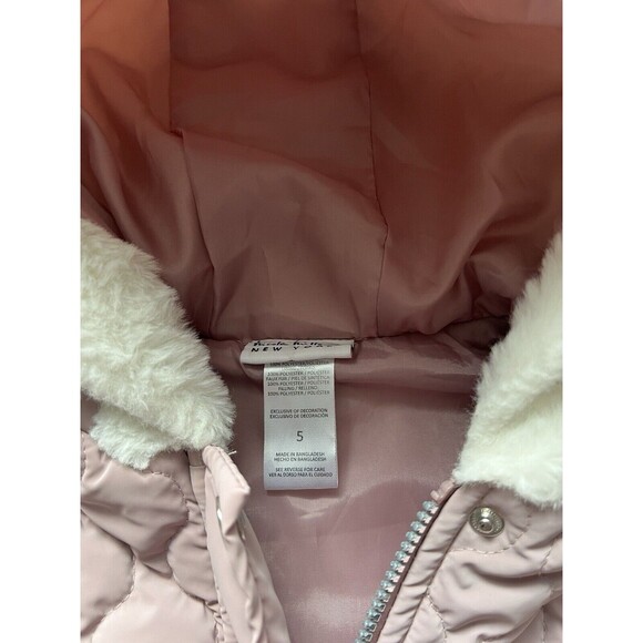 Nicole Miller Pink Purple Puffer Vest Size 5 - Picture 5 of 5
